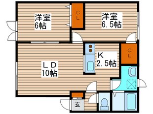 サンライズ２１の物件間取画像